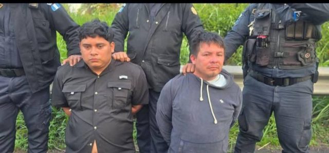 Dos asaltabuses capturados en flagrancia en la autopista Palín-Escuintla