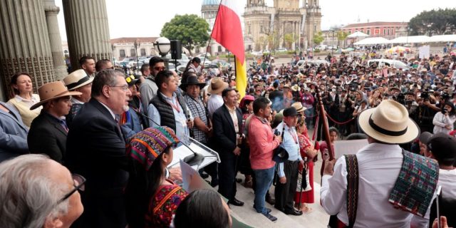 Presidente Arévalo: “El pueblo se ha enfrentado valientemente a las fuerzas de la impunidad y de la corrupción