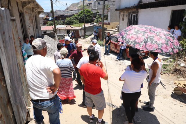 Calles de Mártires del Pueblo en el abandono total