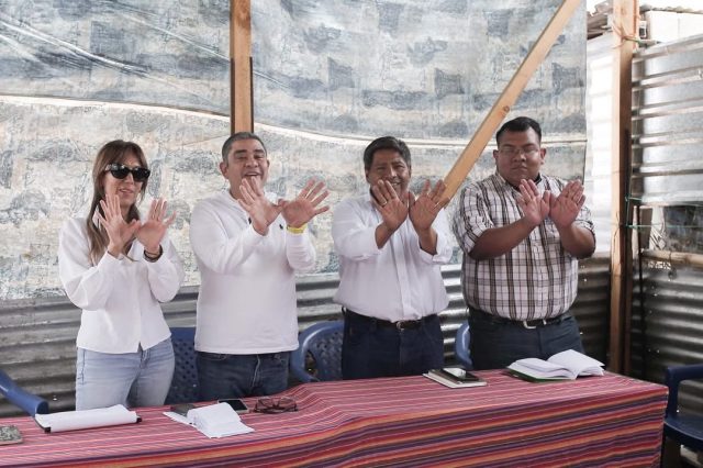 UNE realiza jornada de afiliación y presenta a su coordinador municipal en Chuarrancho
