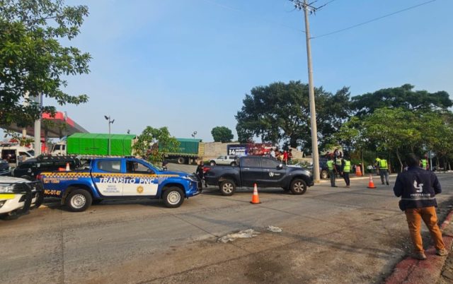 Operativo de seguridad interinstitucional en Coatepeque