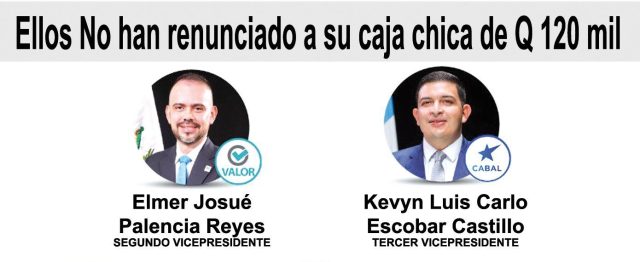 Cinco diputados de la Junta Directiva del Congreso no han renunciado a su caja chica de Q120 mil