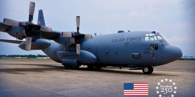 Un avión C-130 Hércules de Estados Unidos arribó a Guatemala con equipo para la Fuerza Aérea Guatemalteca