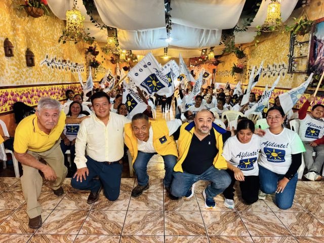 El Partido Unionista juramenta a su coordinador Municipal en San Miguel Petapa