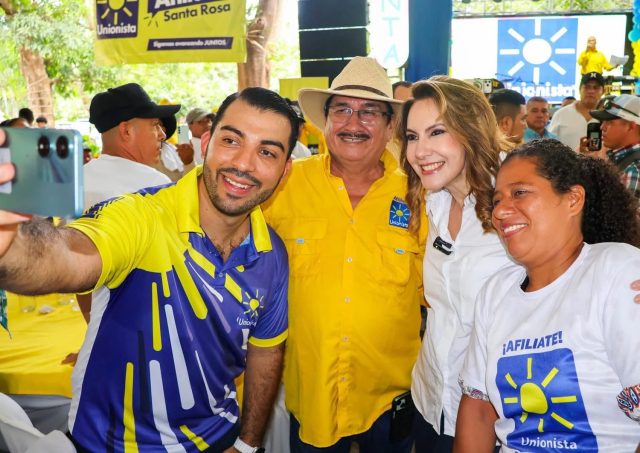 Precandidata Presidencial de los Unionistas Zury Rios realiza jornada de Afiliación junto a dos diputados del Partido Vamos