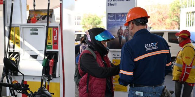 Cerca de 2 mil 500 monitoreos de precios de la gasolina reporta Diaco