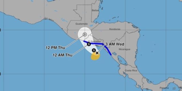 La tormenta tropical Cristina continúa causando lluvias en algunos sectores del país