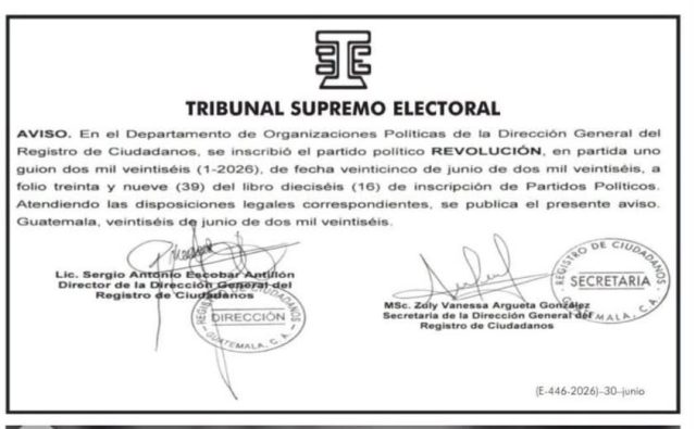Nace Revolución que dará la vía al partido FIRMES