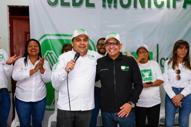 La UNE inaugura sede y realiza jornada de afiliación en Chinautla