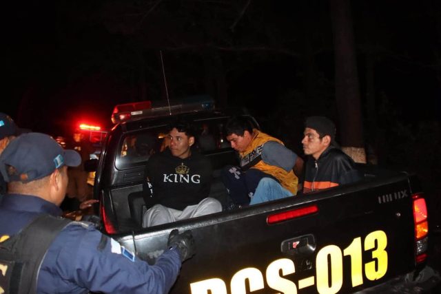 Mareros 18 topados en Los Aposentos