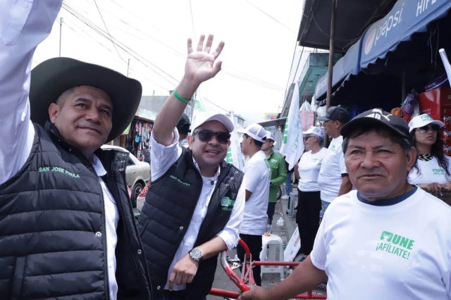 San José Pinula la UNE fortalece jornada de afiliación móvil