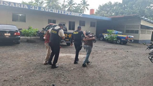 Terroristas del Barrio 18 capturados tras ataque armado en Suchitepéquez