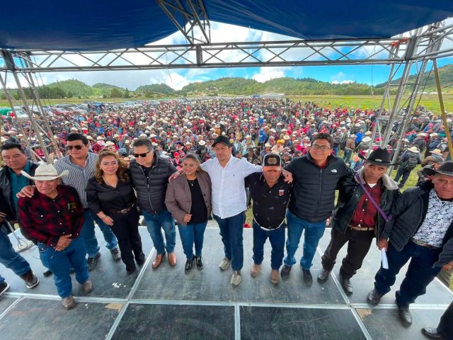 Nery Ramos muestra fuerza territorial ante más de 2 mil personas en Huehuetenango