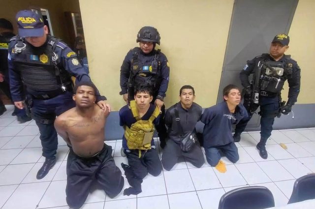 Andaban armados “hasta los dientes” y fueron capturados en la Colonia Martinico de la zona 6 capitalina