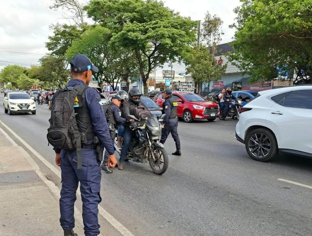 PNC realiza operativos contra motos