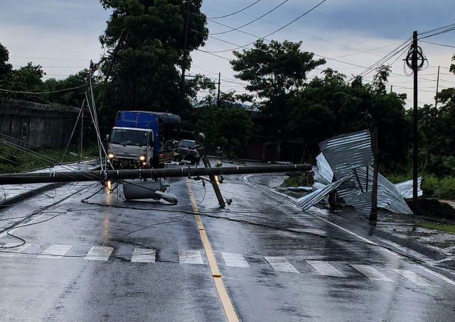 Se reportan daños por fuerte lluvia en Santa Lucía Cotzumalguapa