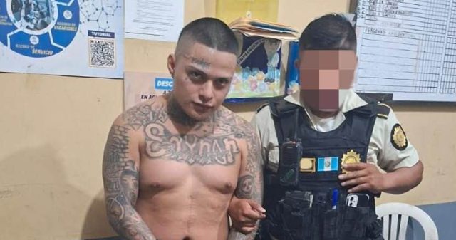 Terrorista de la mara 18 capturado con pistola robada en San José del Golfo
