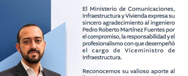 Renunció el vice ministro de Infraestructura del CIV