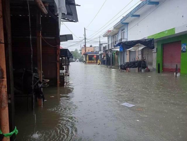 Tragantes insuficientes para la cantidad de lluvia en el puerto San José