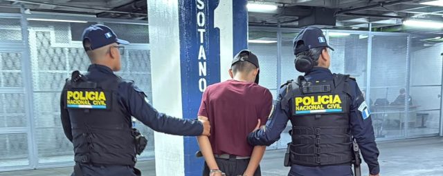 Operativo de PNC permite captura presunto sicario y decomiso de pistola ilegal
