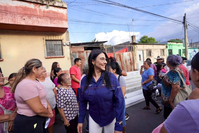 Diputada Shirley Rivera da seguimiento a necesidades de vecinos de Villa Nueva