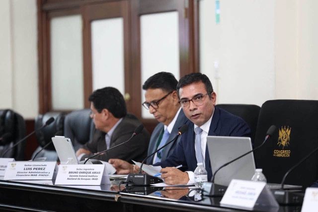 INAB presenta avances y solicita Q159 millones para fortalecer el PINPEP y combatir el cambio climático