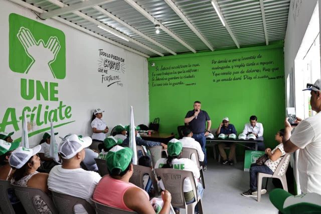 UNE fortalece su organización política en Amatitlán con jornada de capacitación y afiliación