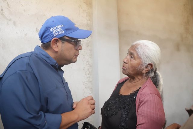 Diputado César Dávila gestiona atención para adultos mayores en Linda Vista